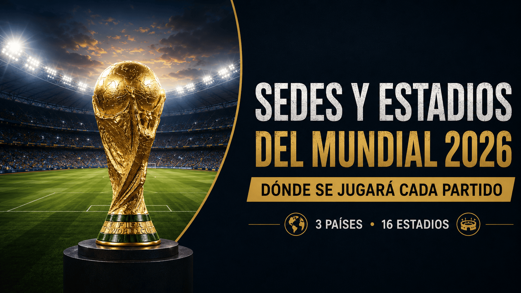 Sedes y estadios del Mundial 2026