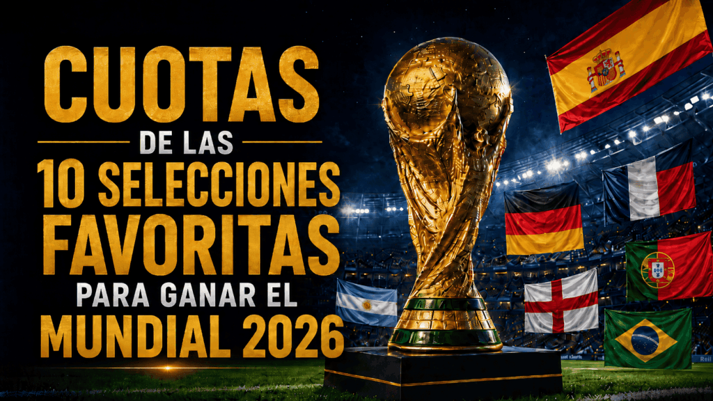 Mejores cuotas y apuestas de las selecciones favoritas para ganar el mundial 2026