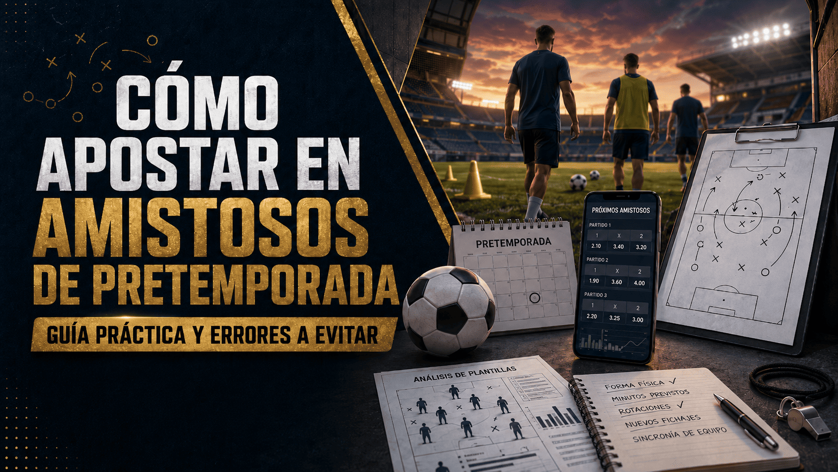 Guía para apostar en pretemporada